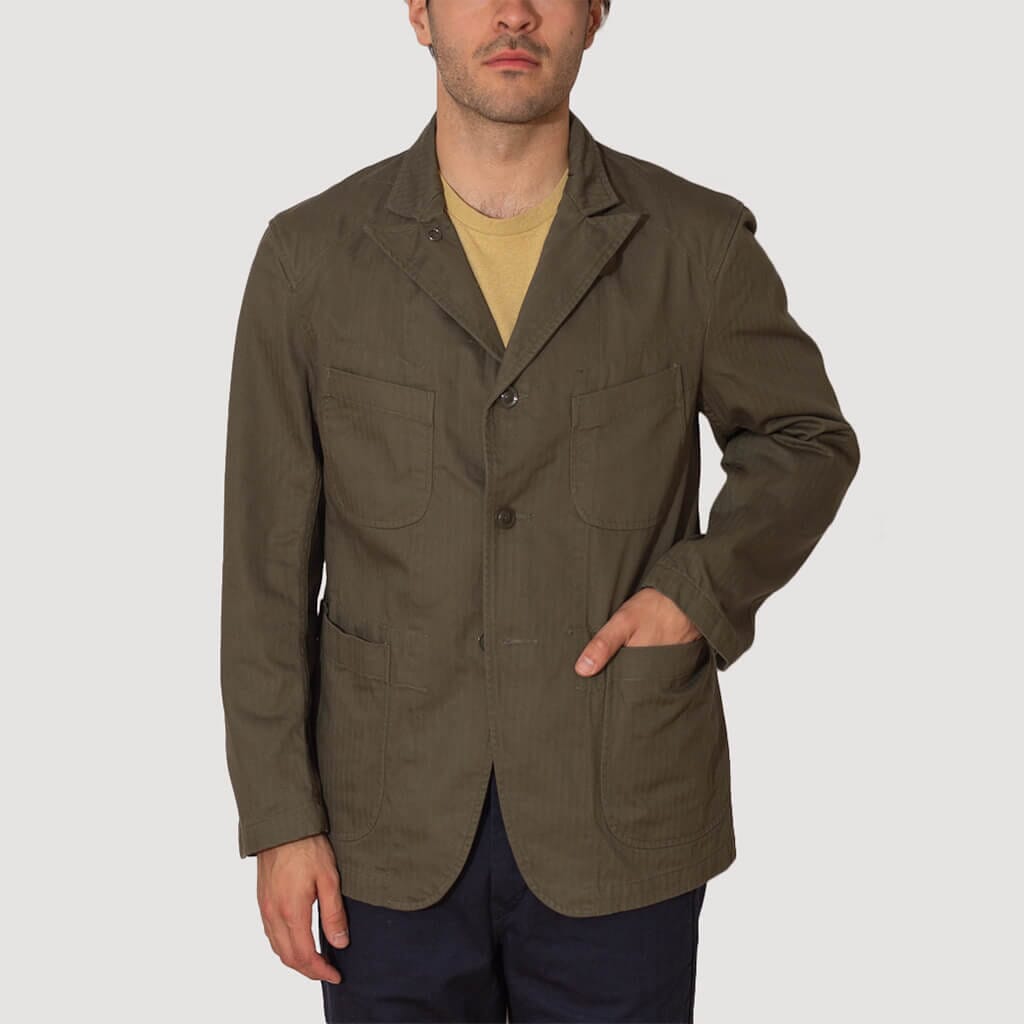 Bedford Jacket - Olive | Engineered Garments | Peggs & son.
