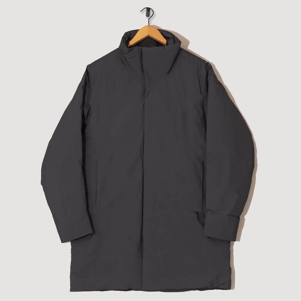Euler Insulated Coat - Soot| Veilance| Peggs & son.