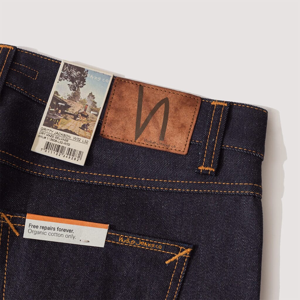 Gritty Jackson - Dry Maze Selvage | Nudie Jeans | Peggs & son.