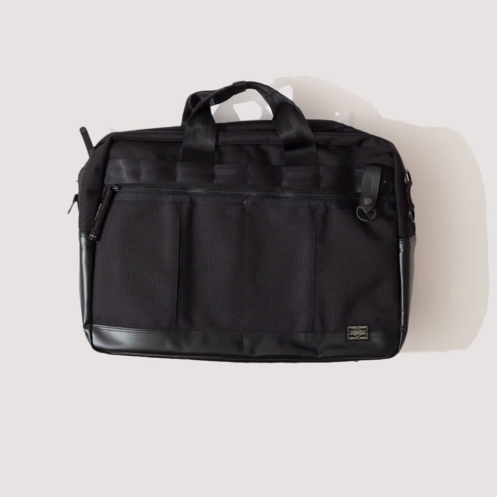 Heat 2-Way Boston Bag (L) - Black | Porter - Yoshida & Co. | Peggs 