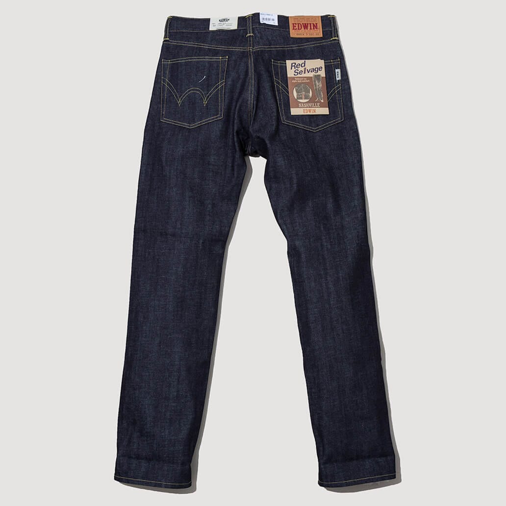 Nashville Red Selvage Jeans - Raw| Edwin| Peggs & son.