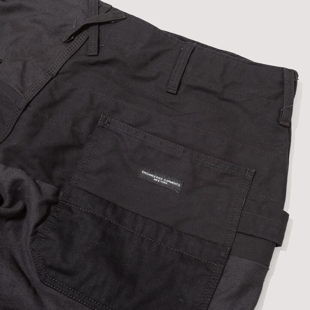 Painter Pant Cotton Double Cloth - Black | Engineered Garments 