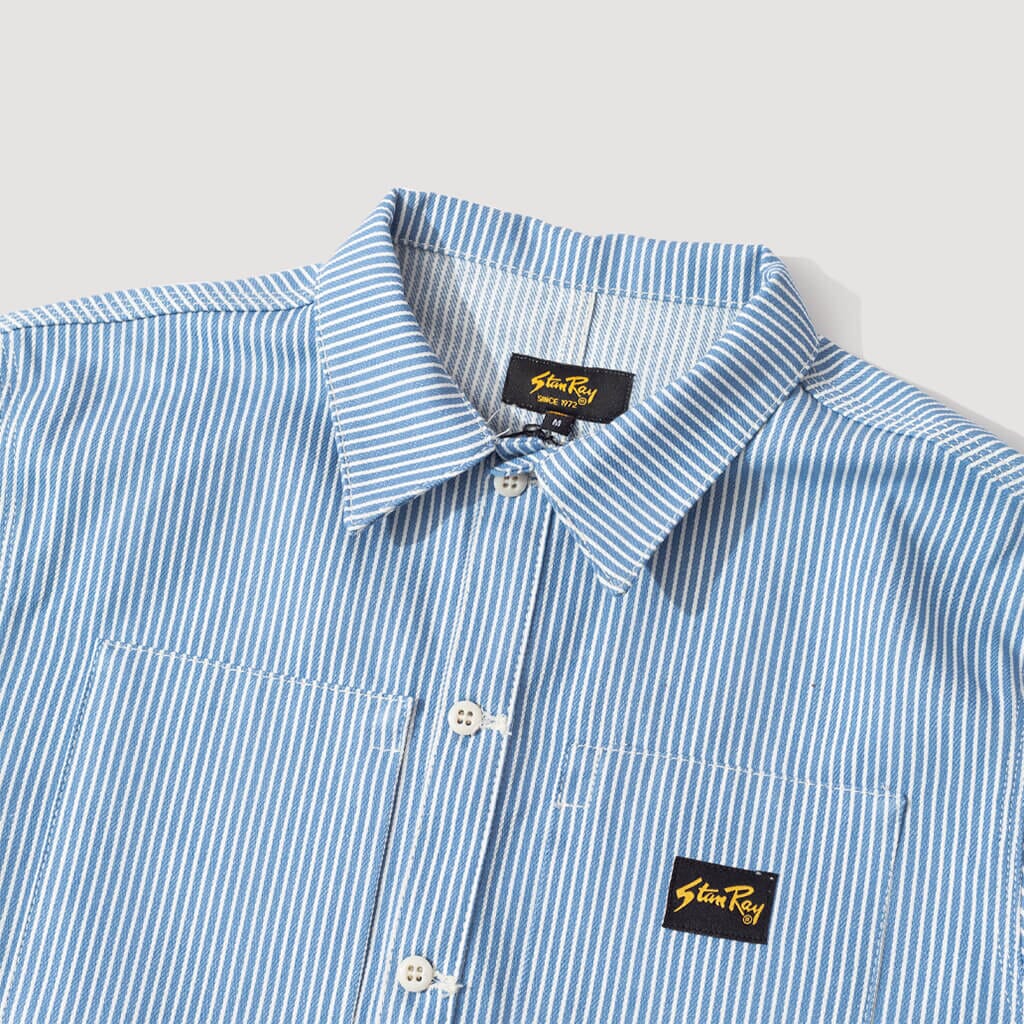 Prison Shirt - Blue Hickory | Stan Ray | Peggs & son.
