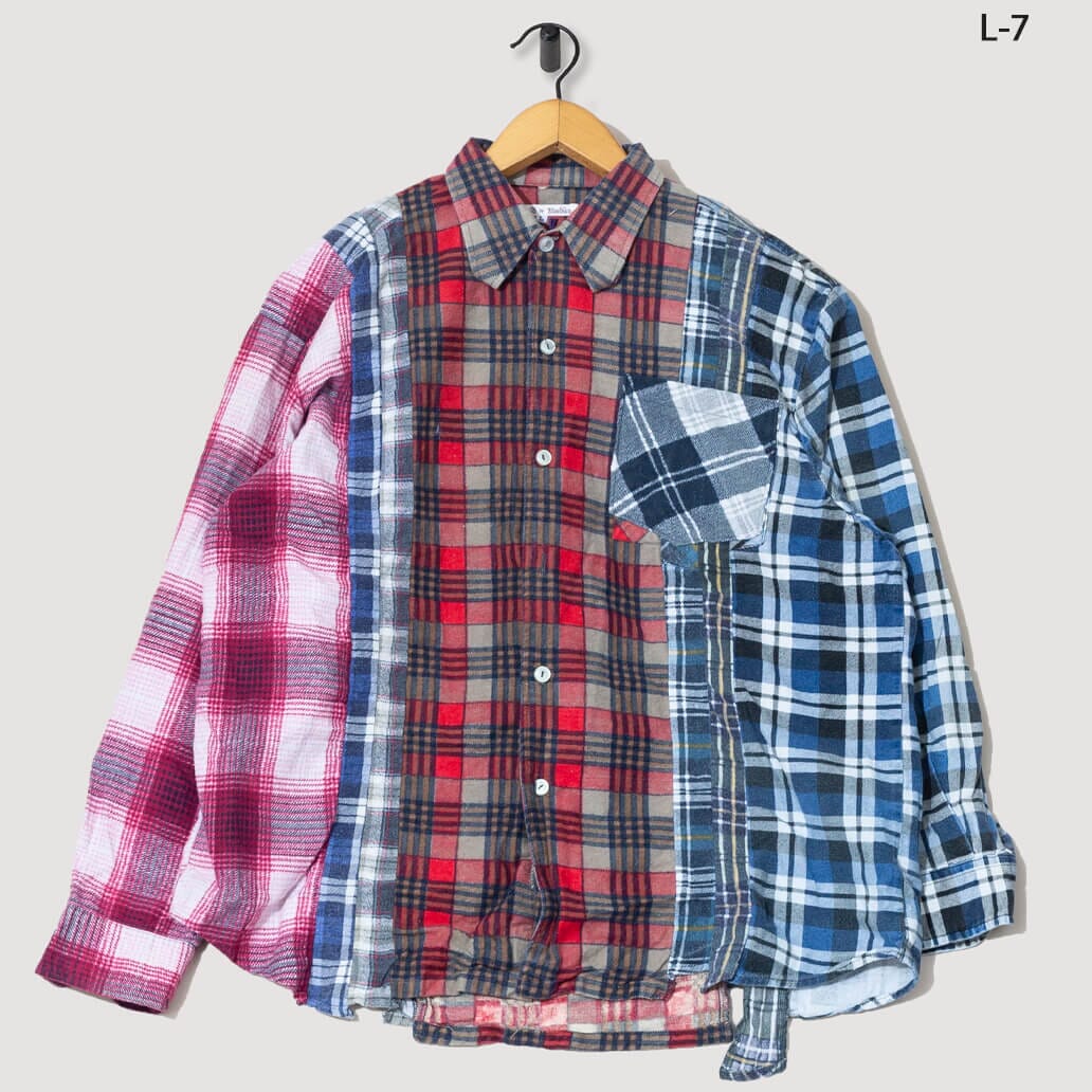 Rebuild By Needles Flannel Shirt - 7 Cuts | Needles | Peggs & son.