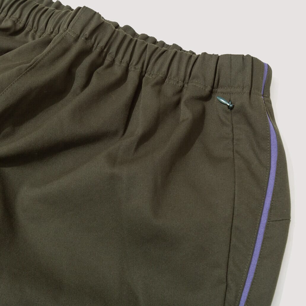 Track Pant - Poly Smooth - Black | Needles | Peggs & son.