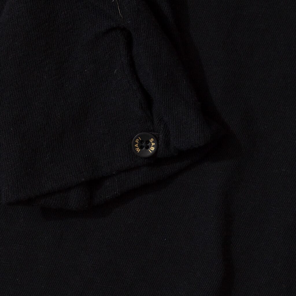 Smiley Long Sleeve T-Shirt - Black| Kapital| Peggs & son.