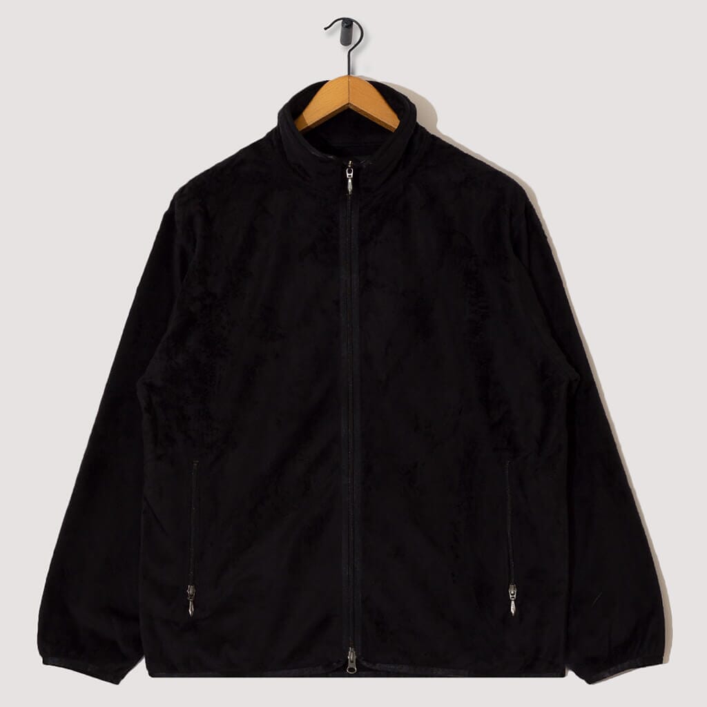 Sportswear W.U. Piping Jacket - Micro Fur Black | Needles | Peggs
